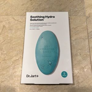 NIB Dr. jart // soothing hydra solution masks pack of 5